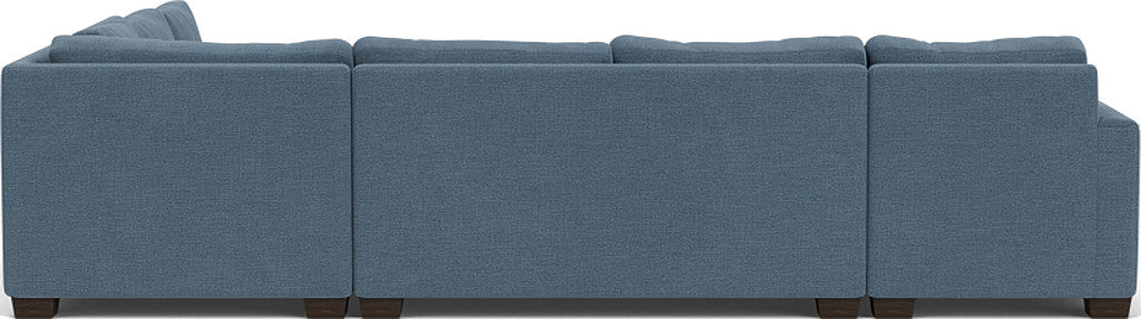 Track 141" Corner Sectionals W. Full Sleeper & Left Chaise - Elliot French Blue