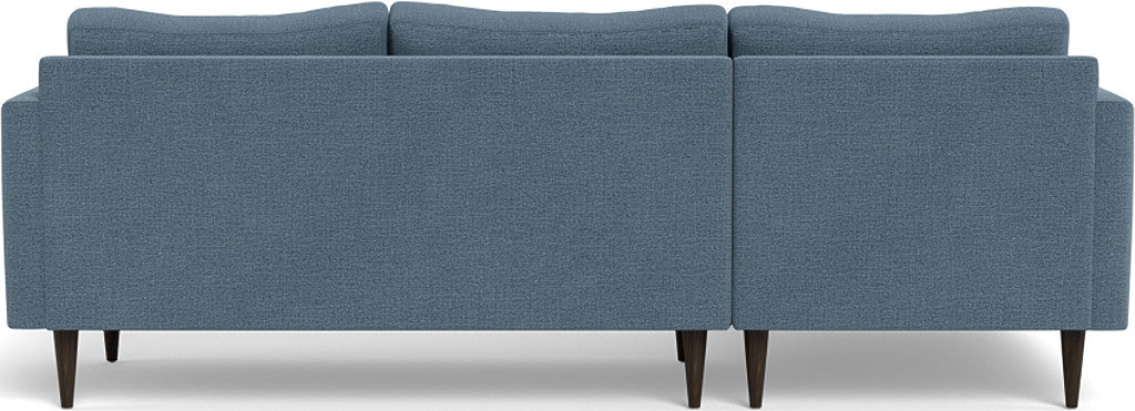 Wallace 98" Untufted Left Chaise Sectional - Elliot French Blue