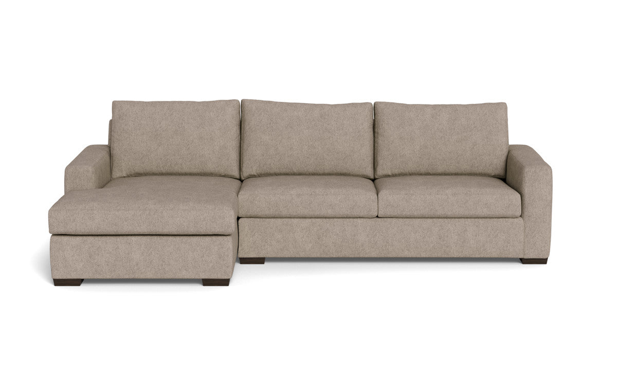 Mesa 123" Left Chaise Sectional - Elliot Pebble