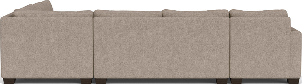 Track 141" Corner Sectionals W. Full Sleeper & Left Chaise - Elliot Pebble