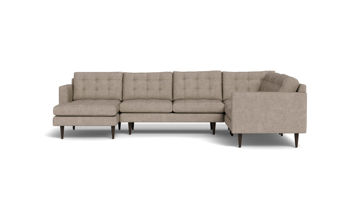 Wallace 131" Corner Sectionals w. Left Chaise - Elliot Pebble