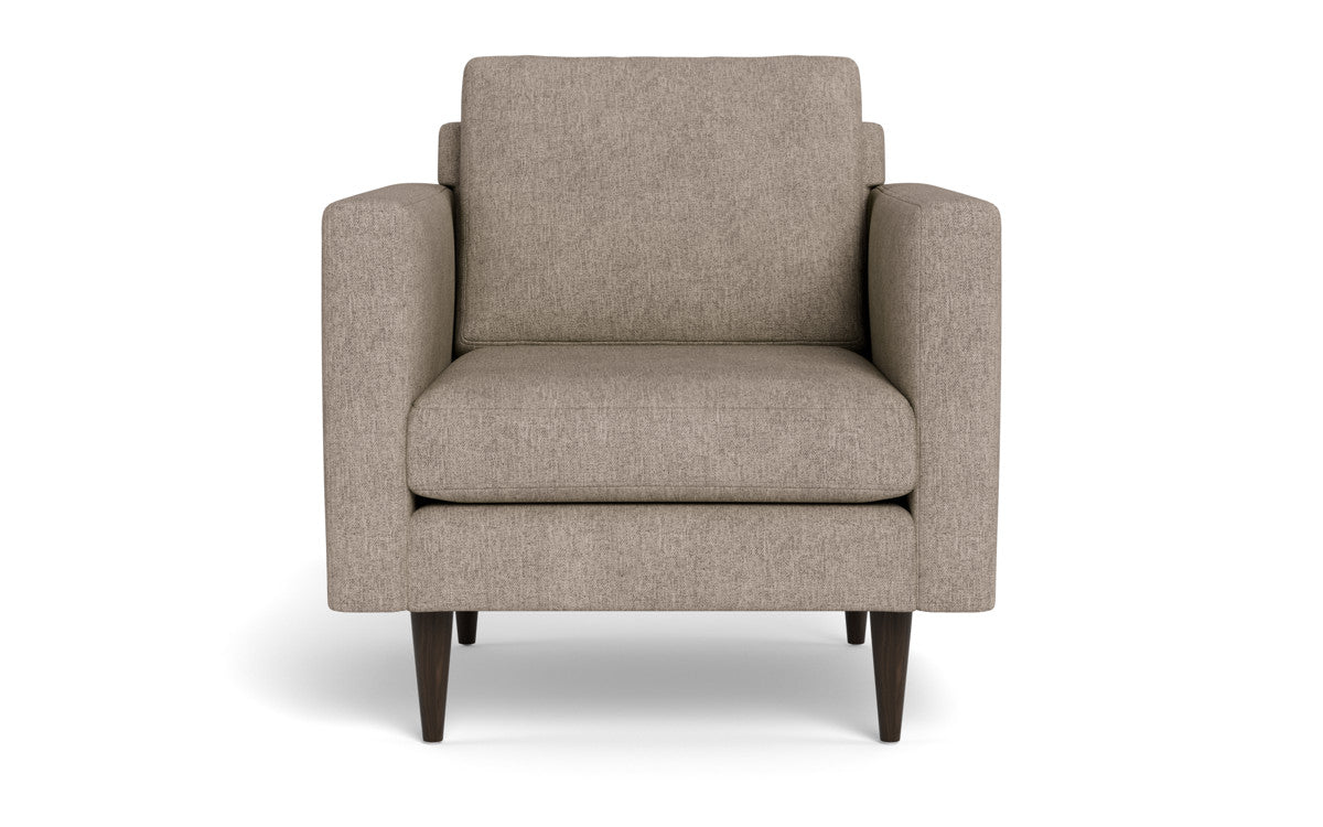 Wallace 34" Untufted Arm Chair - Elliot French Blue