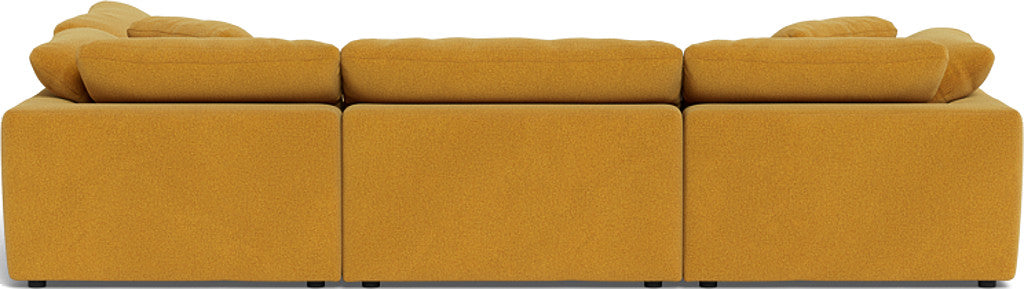 Fluffy 133.5" 4 Piece Sectional w/Otto - Elliot Sunflower