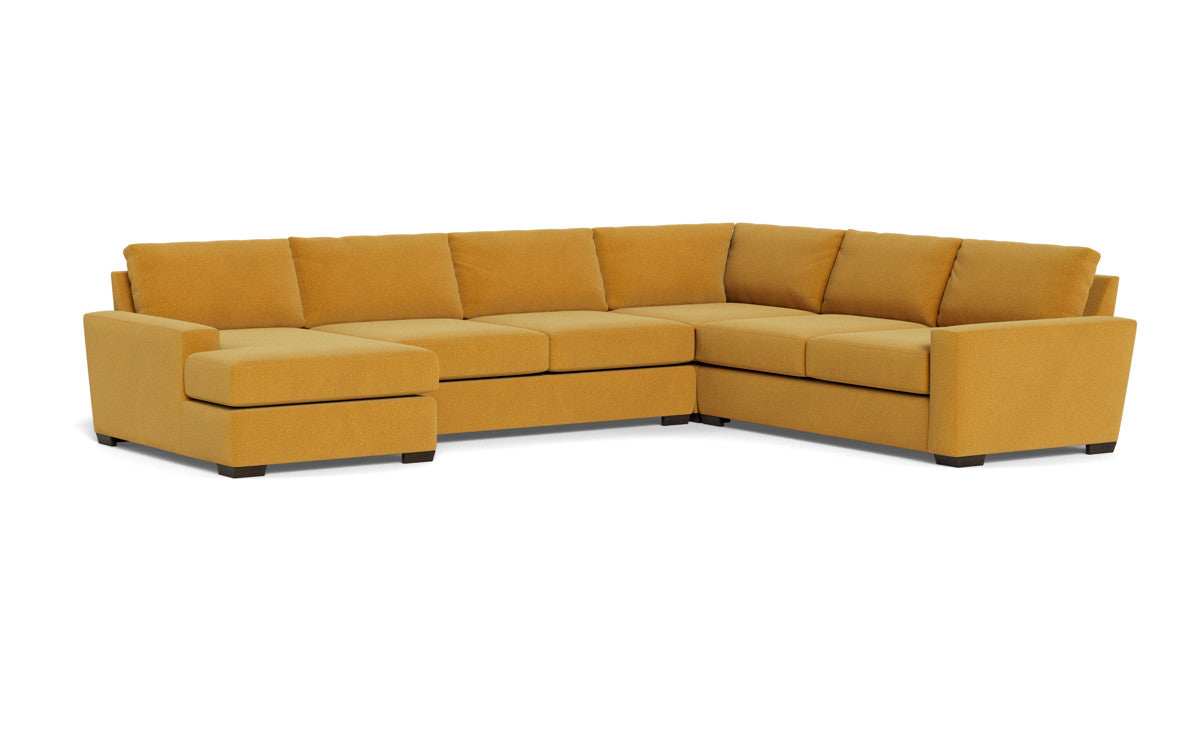 Mas Mesa 162" Deep Corner Sectionals w. Left Chaise - Elliot Sunflower