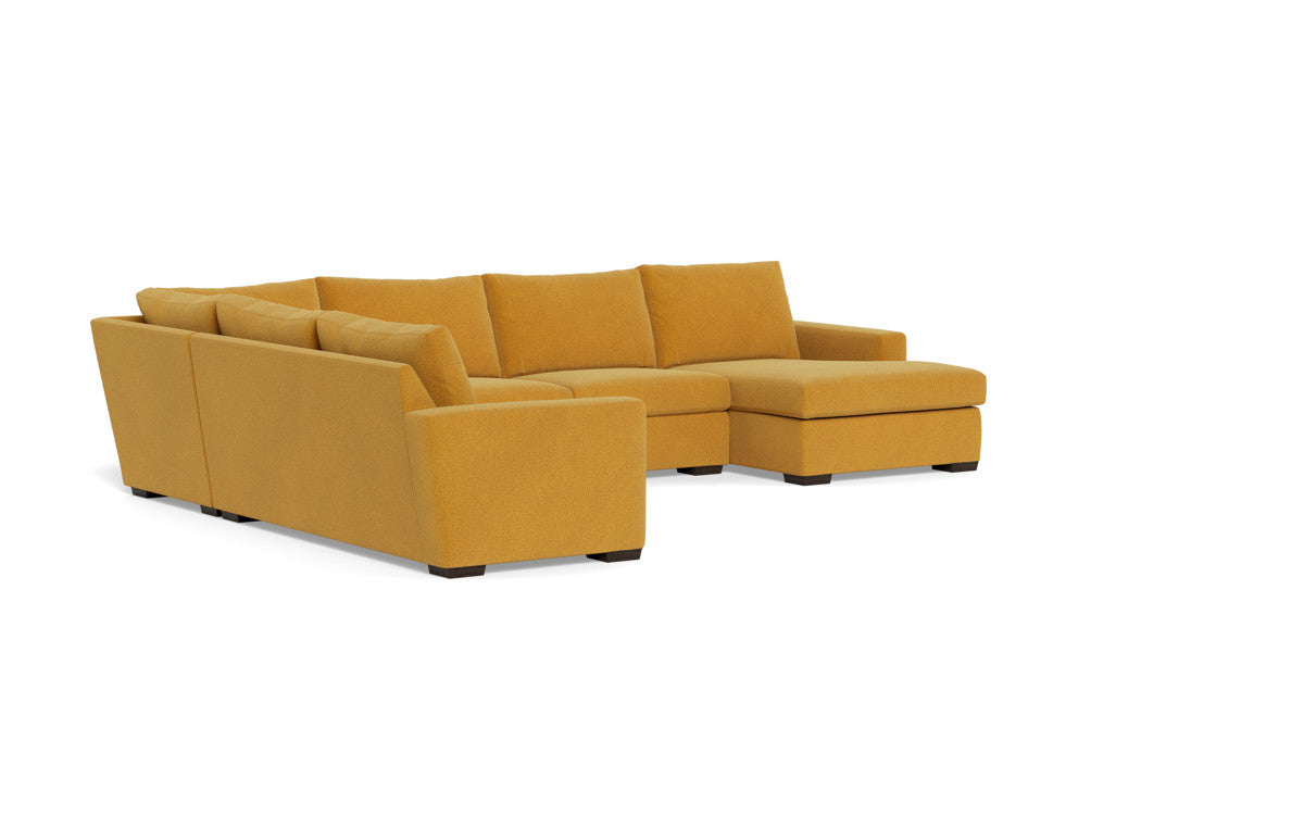Mesa 156" Corner Sectionals w. Right Chaise - Elliot Sunflower