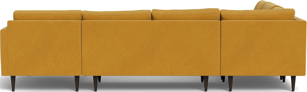 Wallace 130" Untufted Corner Sectionals w. Right Chaise - Elliot Pebble
