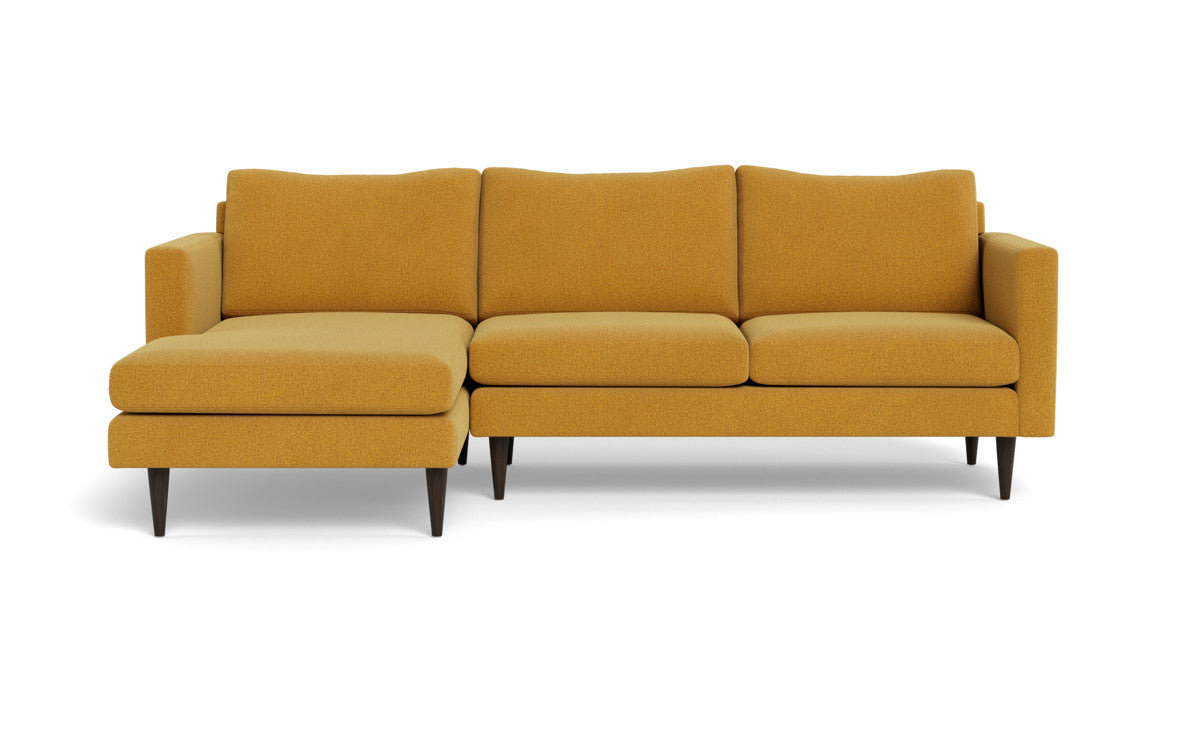 Wallace 98" Untufted Left Chaise Sectional - Elliot Sunflower