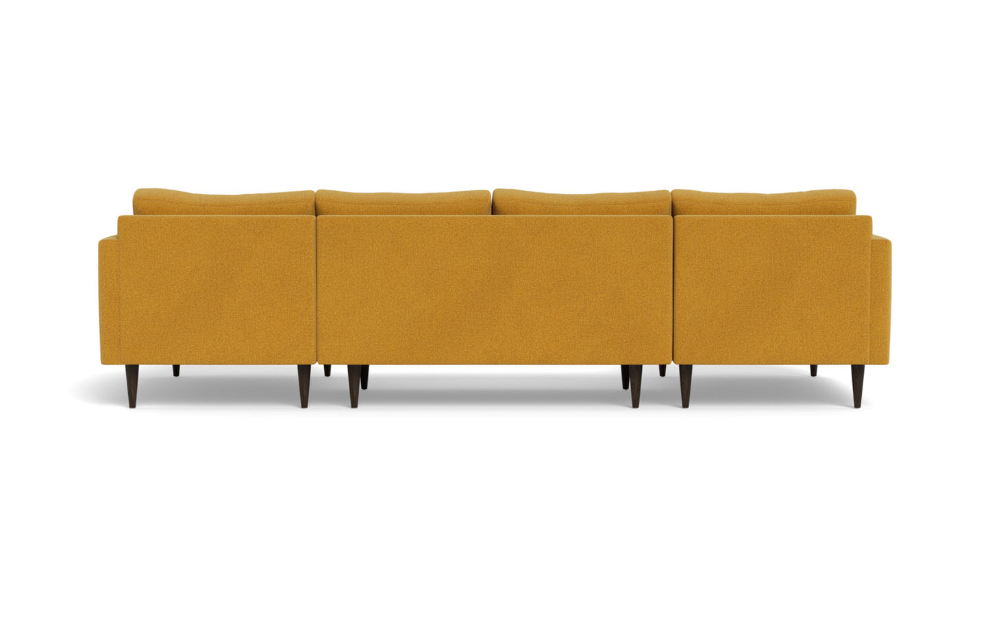 Wallace 126" Untufted Double Chaise U Sectional