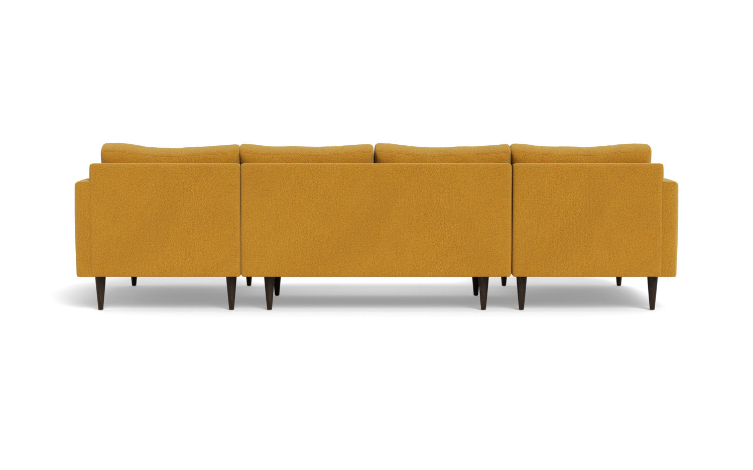 Wallace 126" Untufted Double Chaise U Sectional - Elliot Pebble