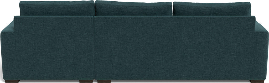 Mesa 123" Right Chaise Sectional - Elliot Teal