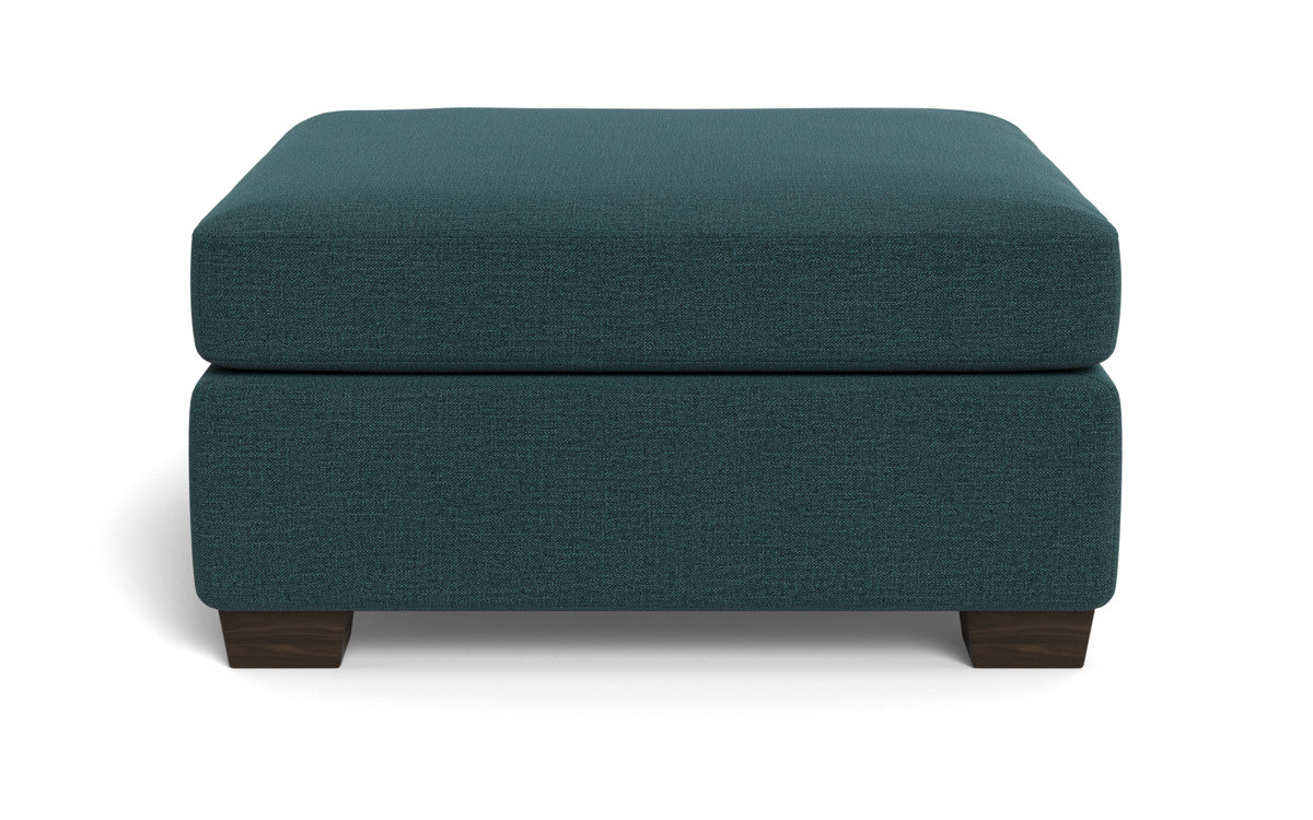 Mesa Storage Cocktail Ottoman - Elliot Teal