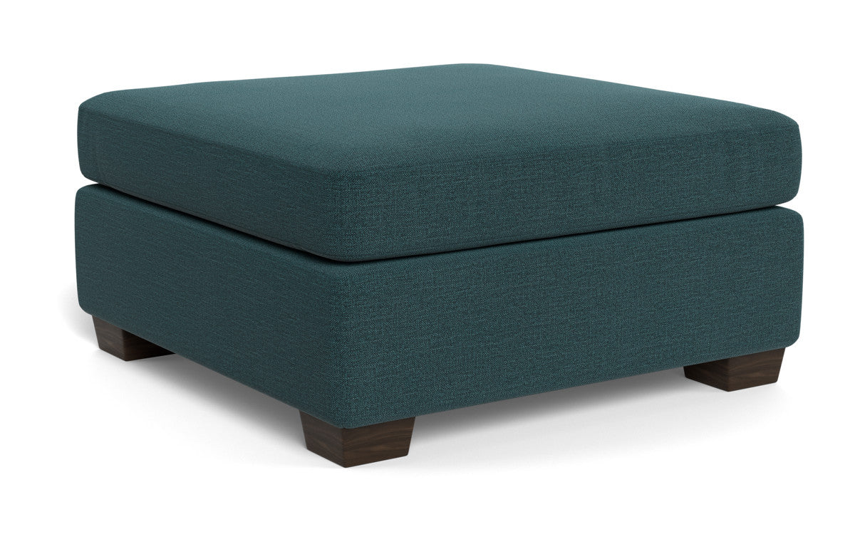 Mesa Storage Cocktail Ottoman - Elliot Teal