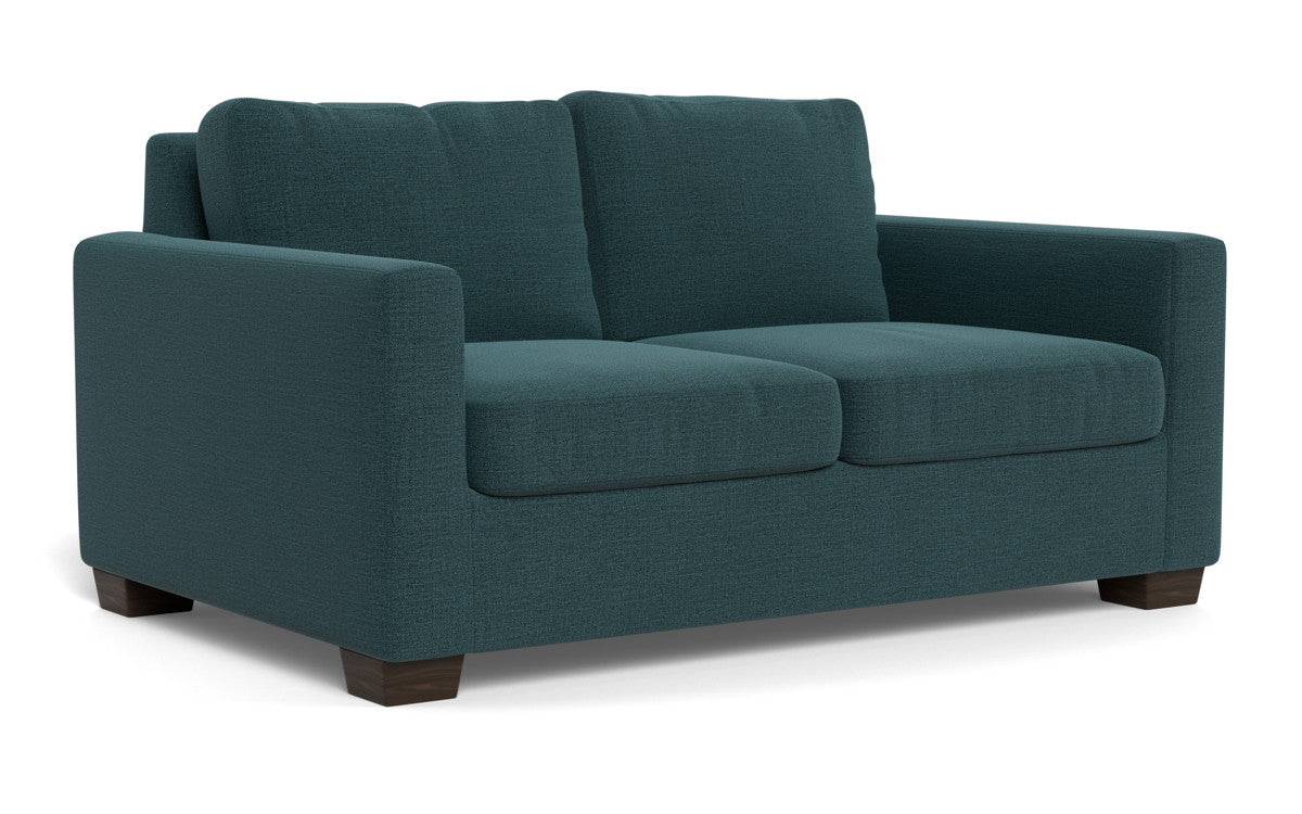 Track 62" Loveseat - Elliot Teal