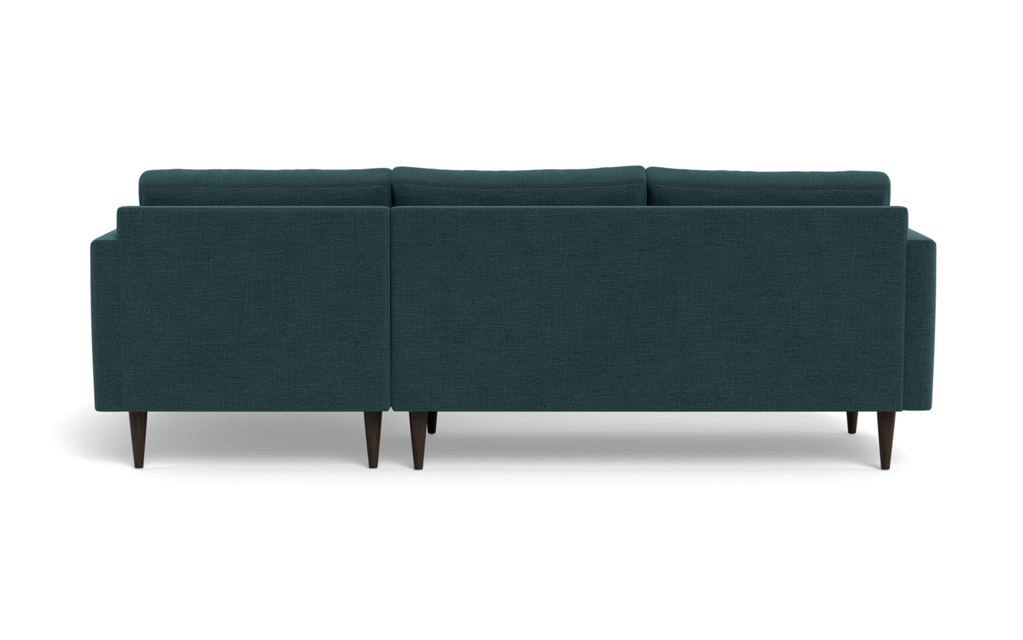 Wallace 98" Untufted Right Chaise Sectional - Elliot Teal