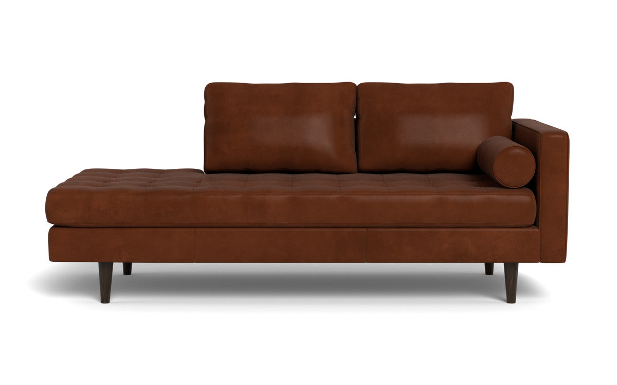 Ladybird 82" Leather RAF Stand Alone Chaise - Ever-Last Leverage