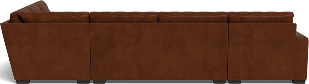 Mas Mesa 162" Deep Leather Corner Sectionals w. Left Chaise - Ever-Last Leverage
