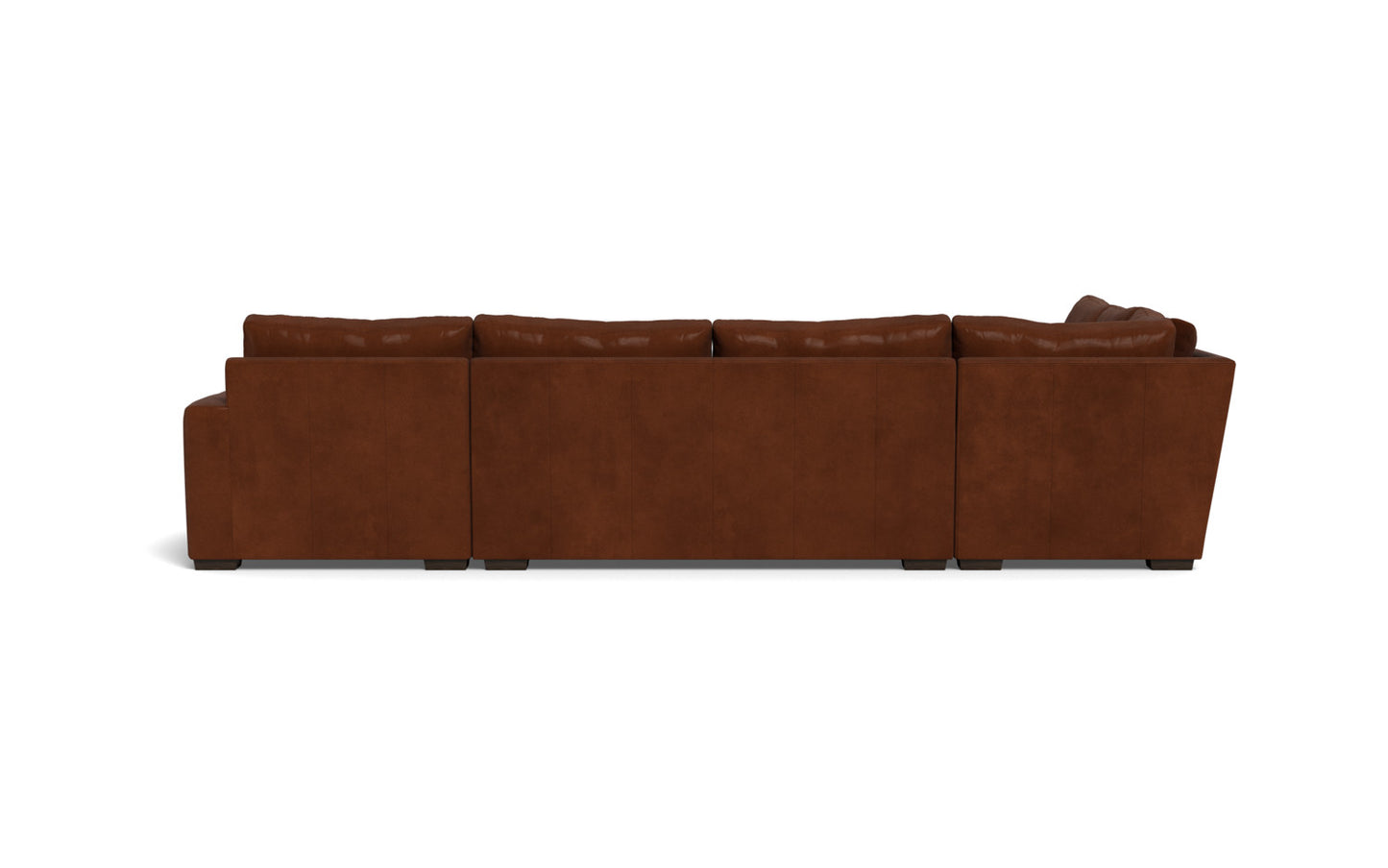 Mesa 156" Leather Corner Sectionals w. Right Chaise - Ever-Last Leverage