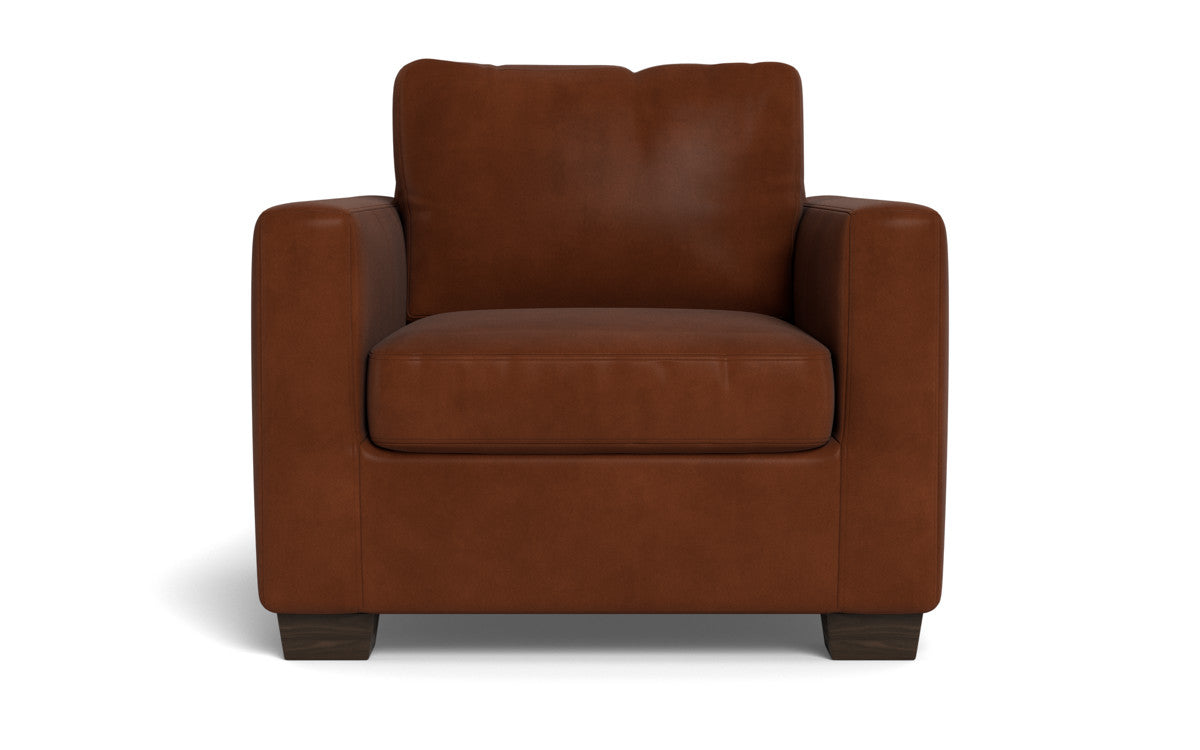 Track 36" Leather Arm Chair - Ever-Last Leverage