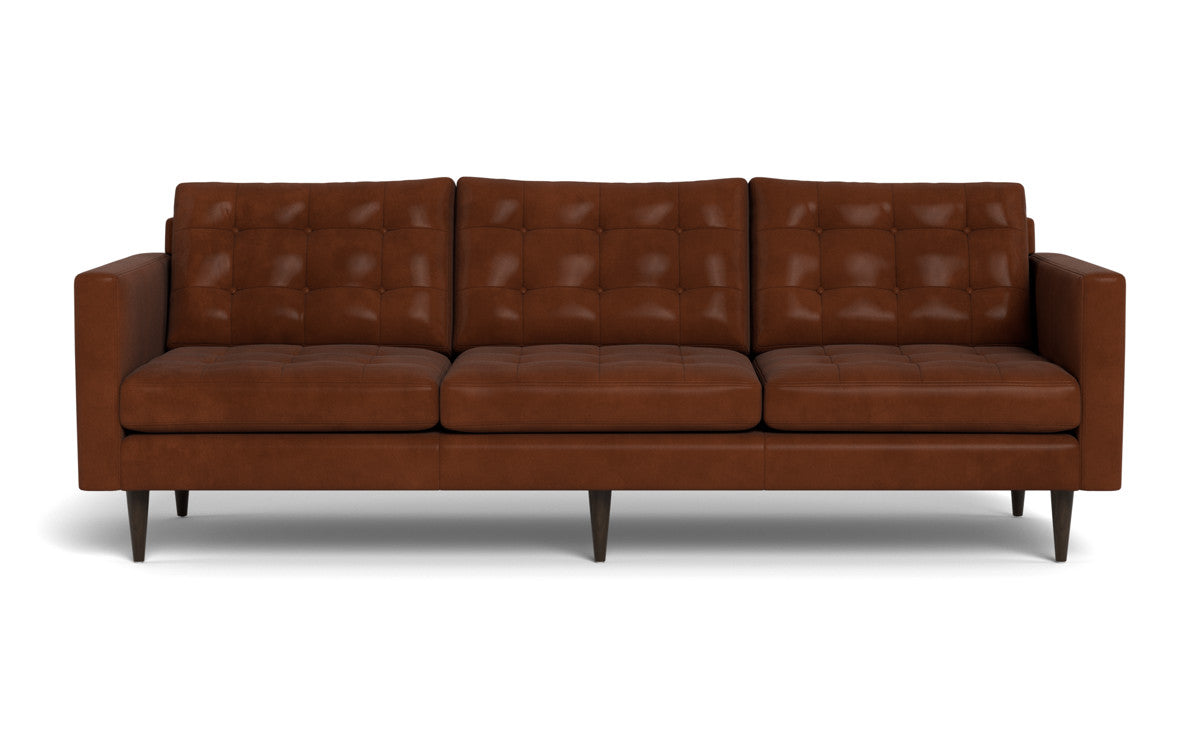 Wallace 98" Leather Estate Sofa - Ever-Last Leverage