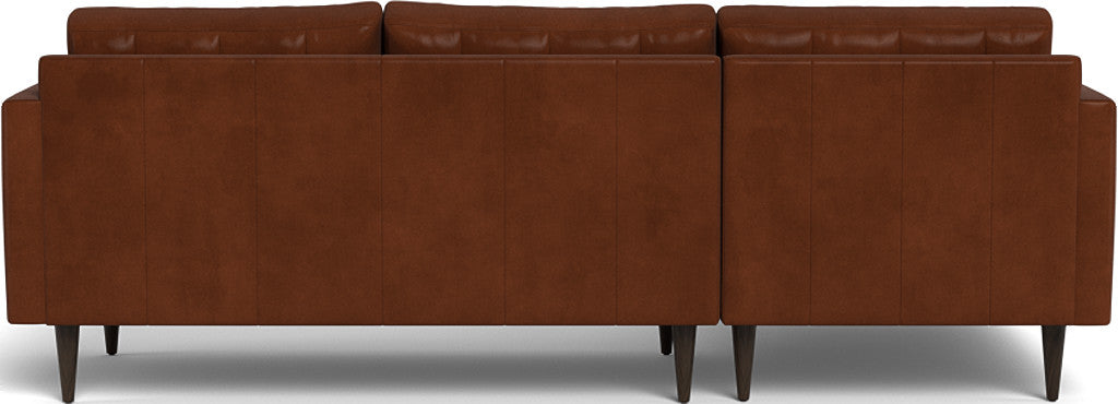 Wallace 98" Leather Left Chaise Sectional - Ever-Last Leverage