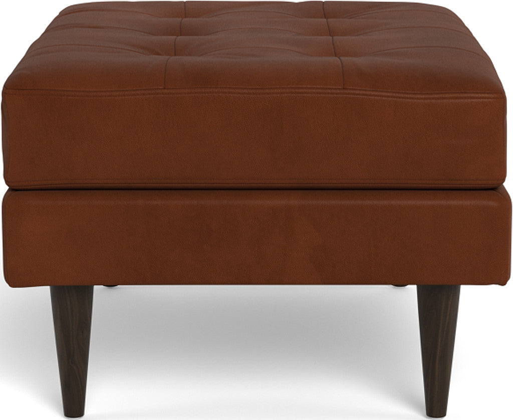 Wallace Leather Ottoman - Ever-Last Leverage