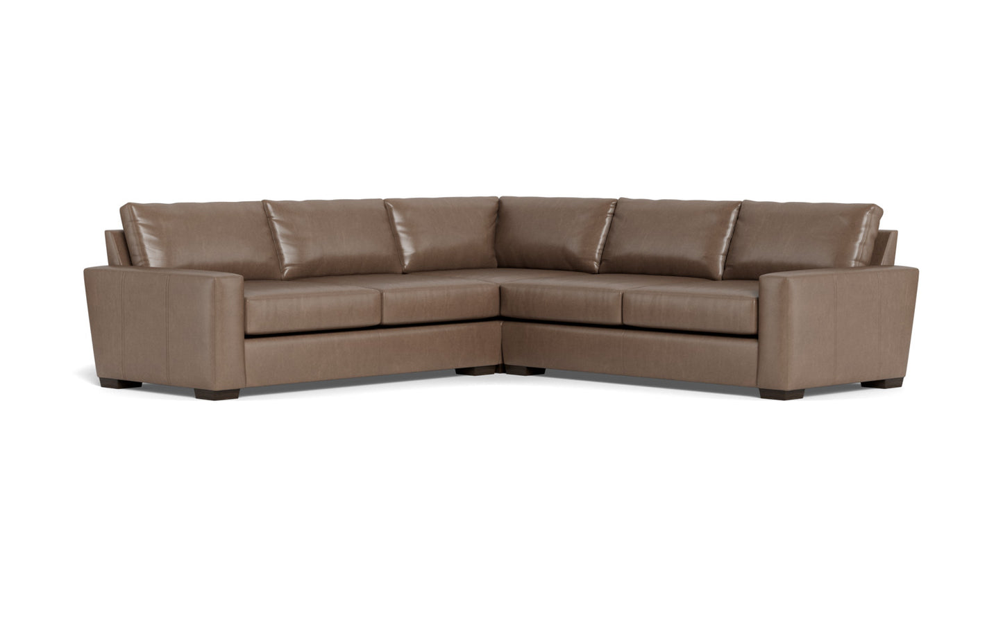 Mesa 121" Leather Corner Sectional - Ever-Last Leverage