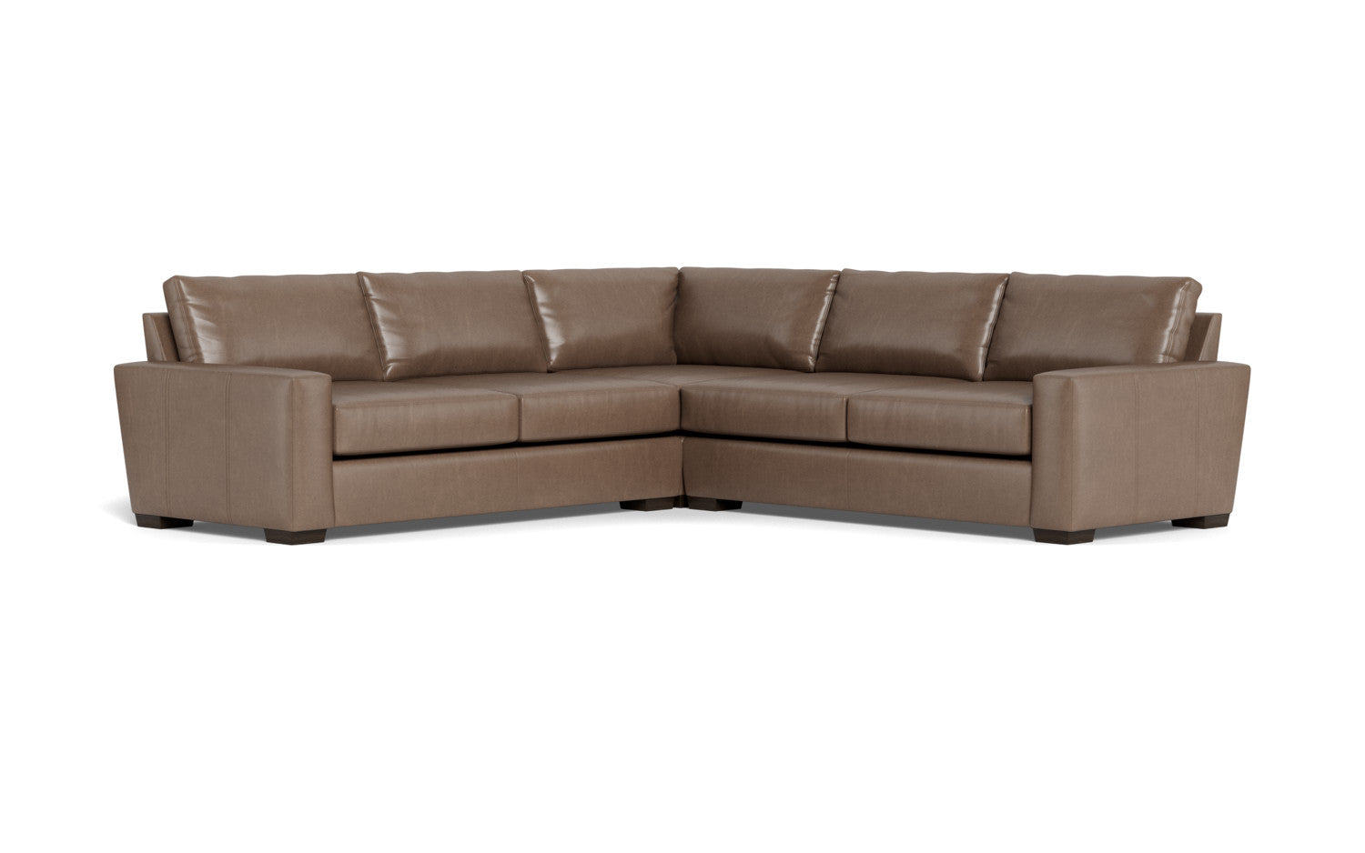 Mesa 121" Leather Corner Sectional - Ever-Last Leverage
