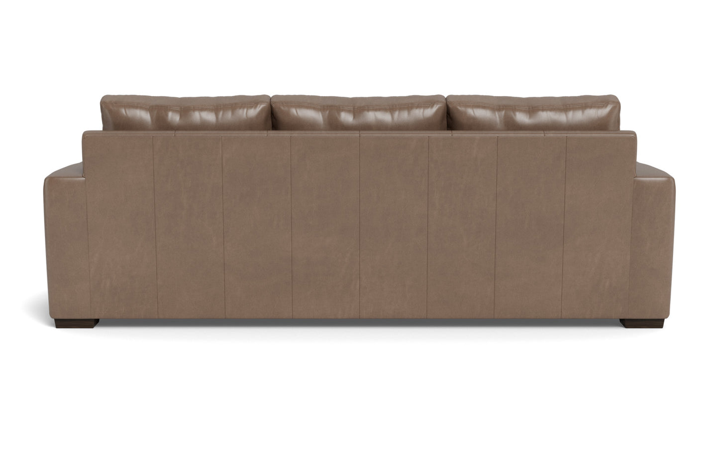 Mesa 101" Leather Estate Sofa - Hudson Ash