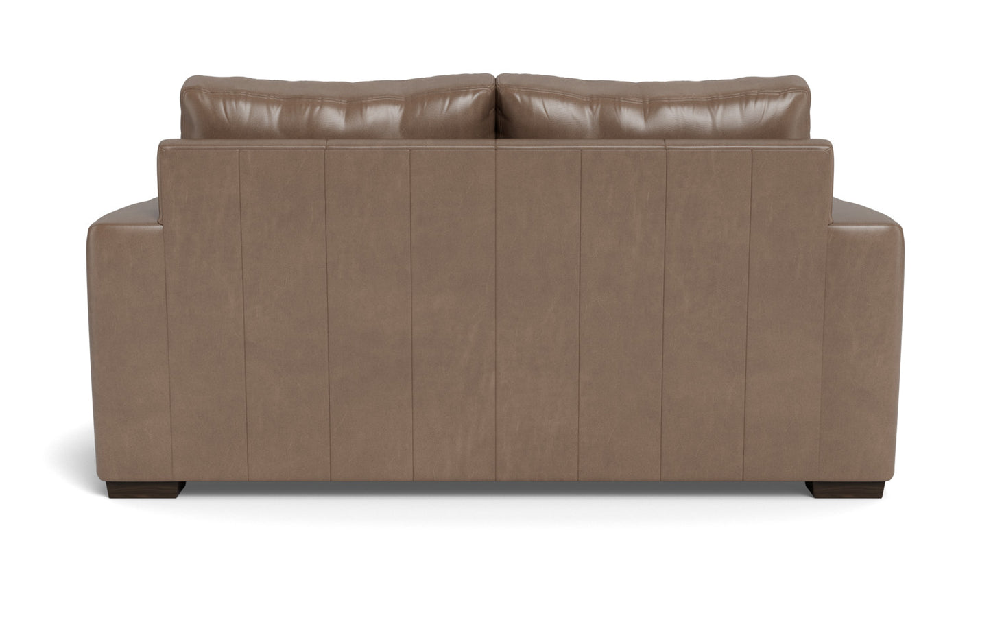 Mesa 72" Leather Loveseat - Hudson Ash