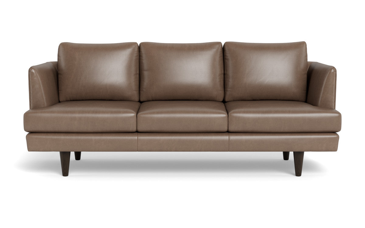 Rainey 83" Leather Sofa - Hudson Ash
