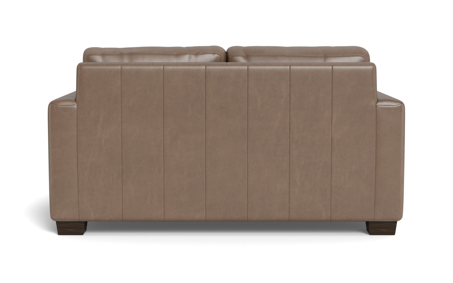 Track 62" Leather Twin Sleeper - Hudson Ash