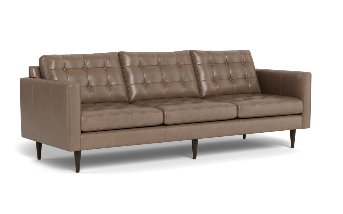 Wallace 98" Leather Estate Sofa - Hudson Ash
