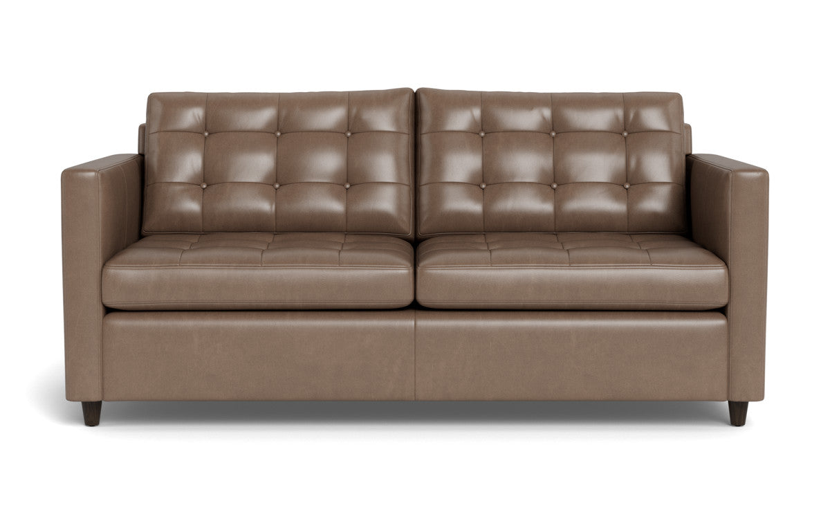Wallace 74" Leather Queen Sleeper Sofa - Hudson Ash