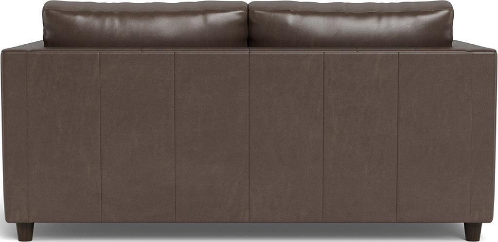 Ladybird 72" Leather Full Sleeper Loveseat - Hudson Iron