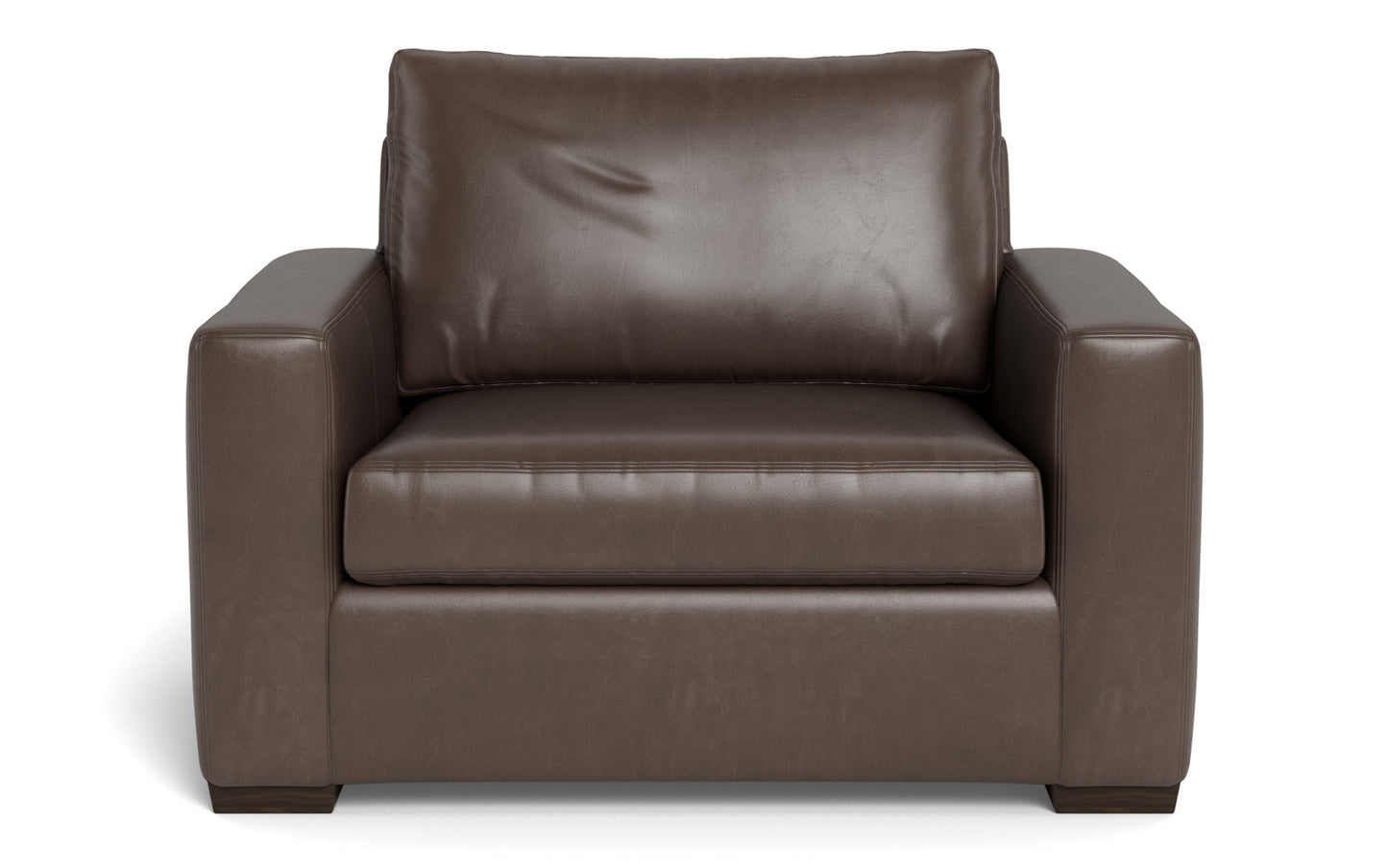 Mesa 52" Leather Arm Chair - Hudson Iron