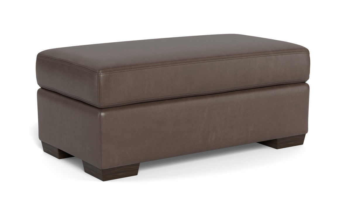 Mesa Leather Ottoman - Hudson Iron