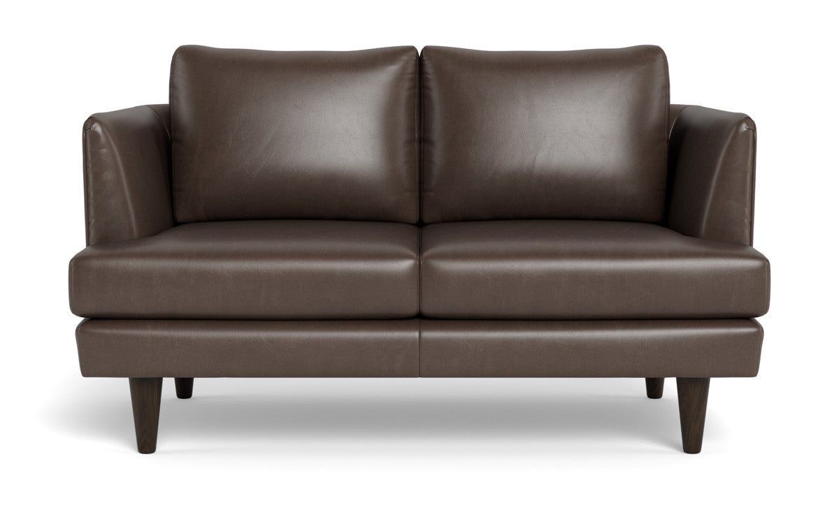 Rainey 59" Leather Loveseat - Hudson Iron