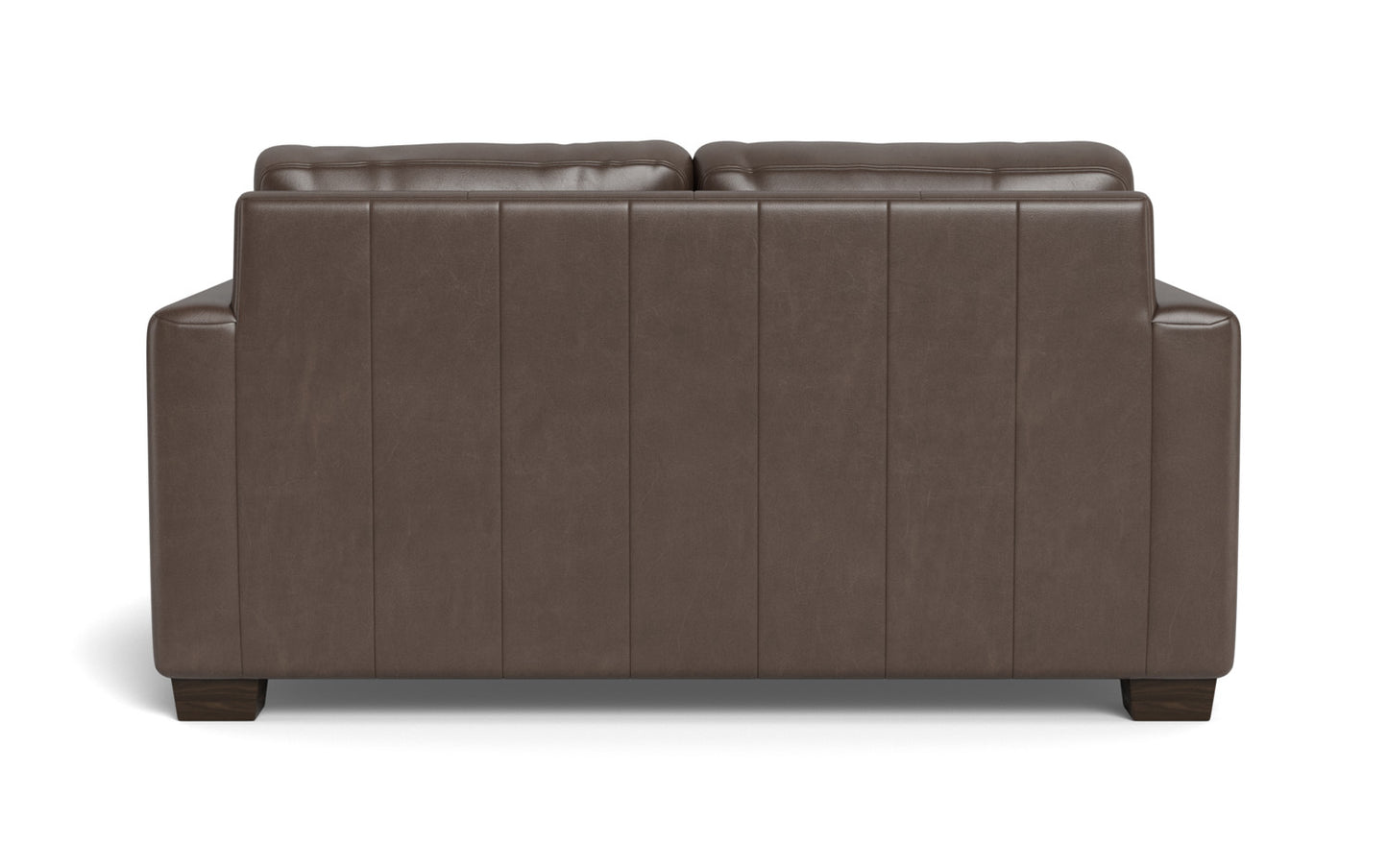 Track 62" Leather Twin Sleeper - Hudson Iron