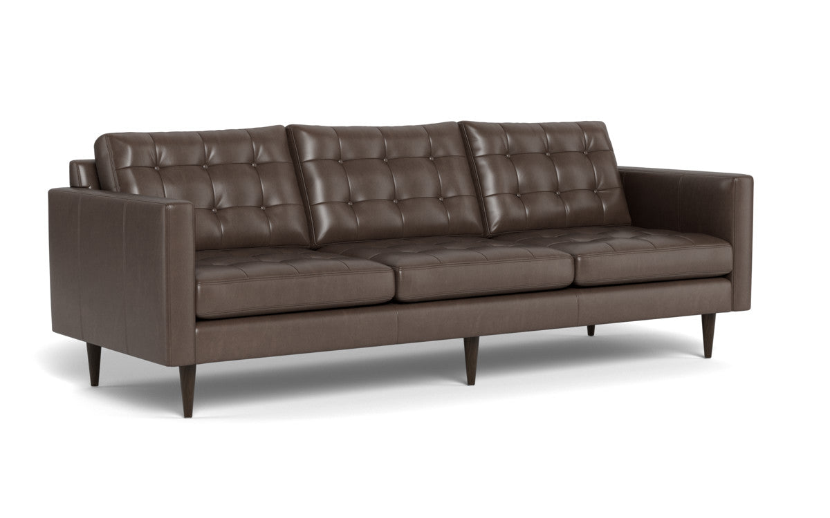 Wallace 98" Leather Estate Sofa - Hudson Iron