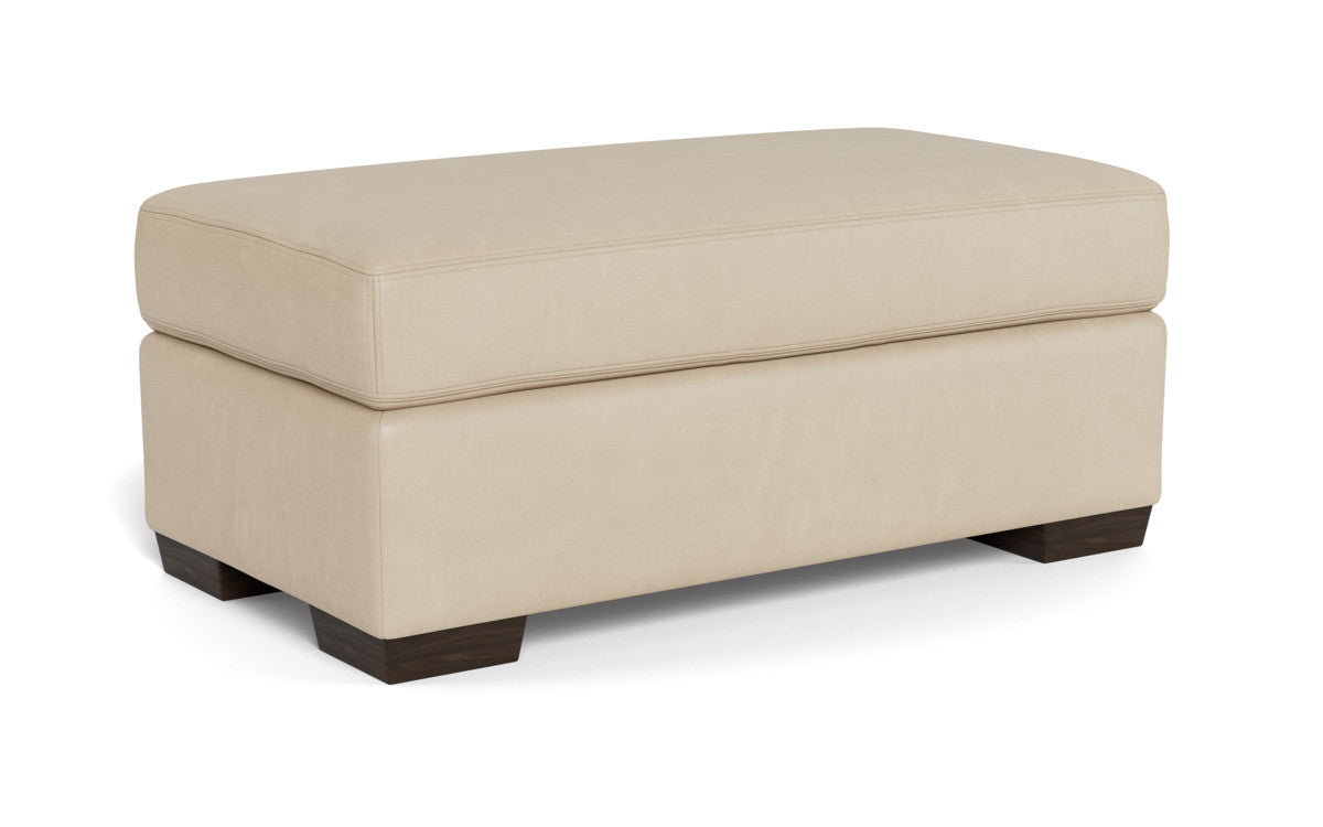 Mesa Leather Ottoman - Hudson Iron