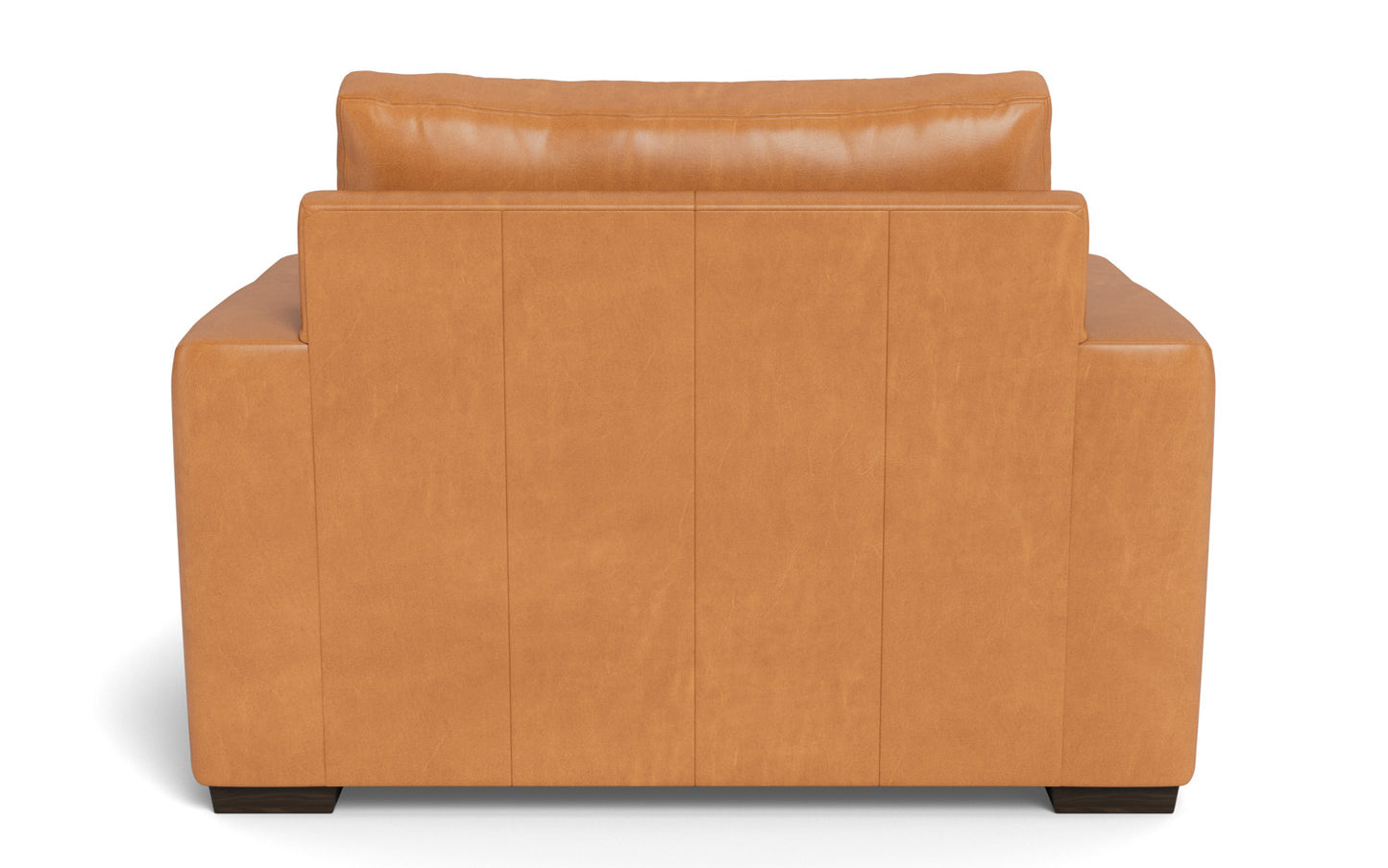 Mesa 52" Leather Arm Chair - Hudson Lager