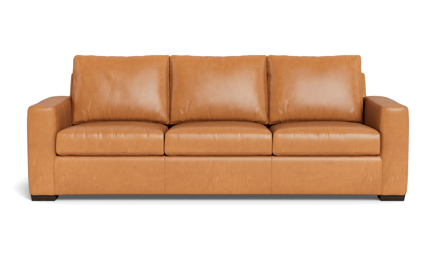 Mesa 101" Leather Estate Sofa - Hudson Lager