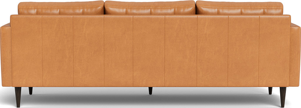 Wallace 98" Leather Estate Sofa - Hudson Lager