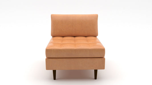 Ladybird Leather Armless Chair -