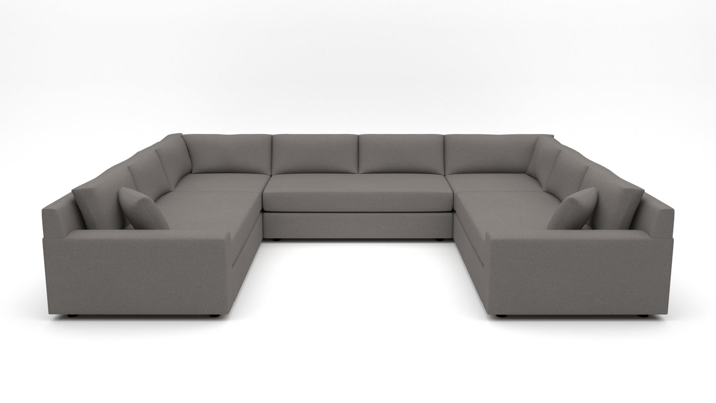 Lago Vista 172" Large U Sectional - Peyton Slate