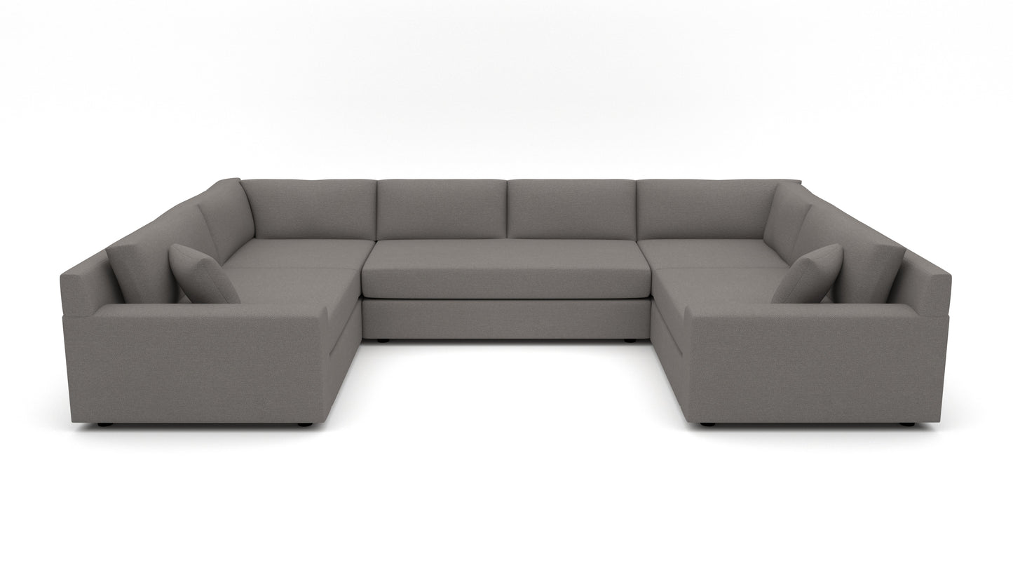 Lago Vista 172" Small U Sectional - Peyton Slate