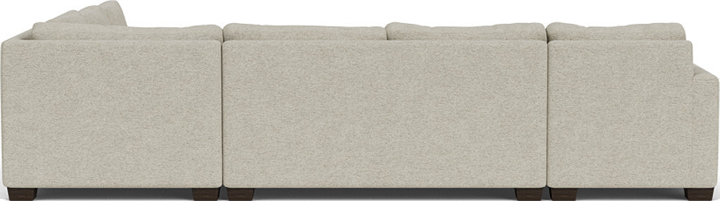 Track 141" Corner Sectionals W. Full Sleeper & Left Chaise - Merit Dove