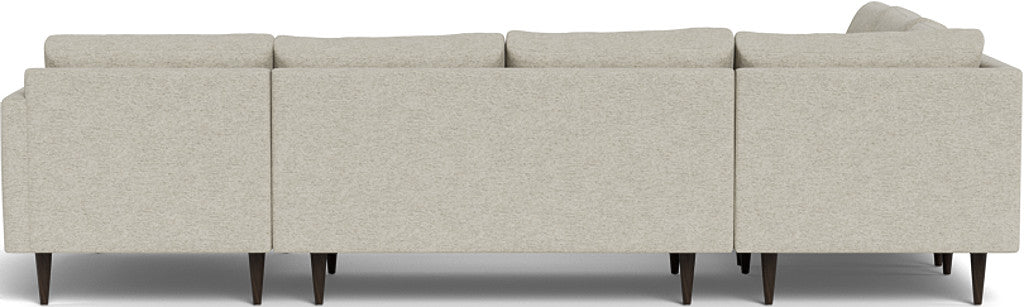 Wallace 130" Untufted Corner Sectionals w. Right Chaise - Merit Dove