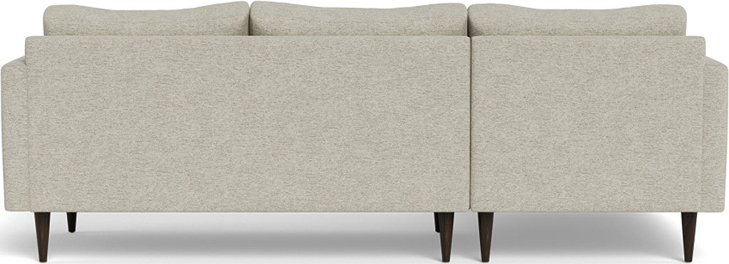 Wallace 98" Untufted Left Chaise Sectional - Elliot Teal