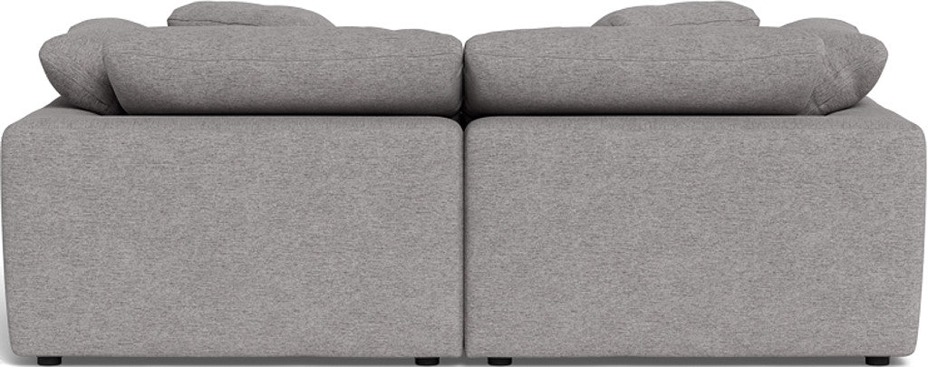 Fluffy 89" 2 Piece Sofa w/Otto - Merit Graystone